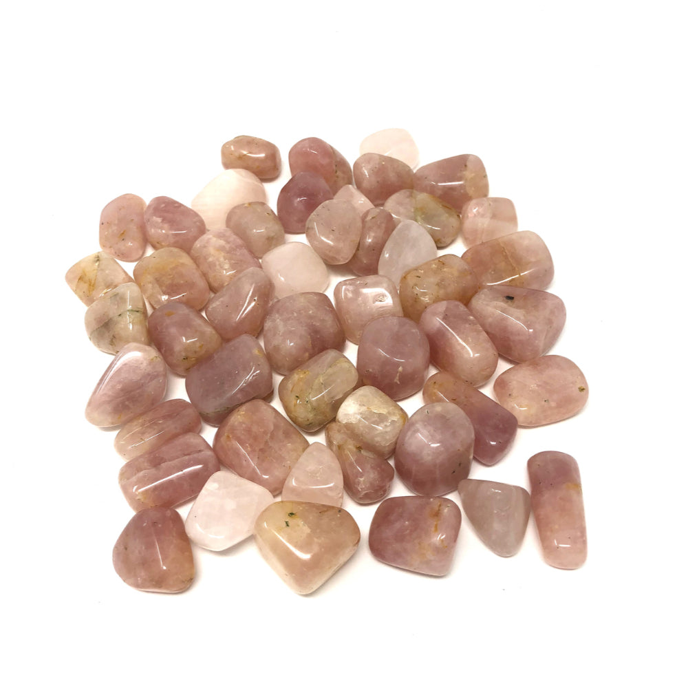 Tumbled Pebbles Stone Agate Rose Quartz (0.75-1.5)inch
