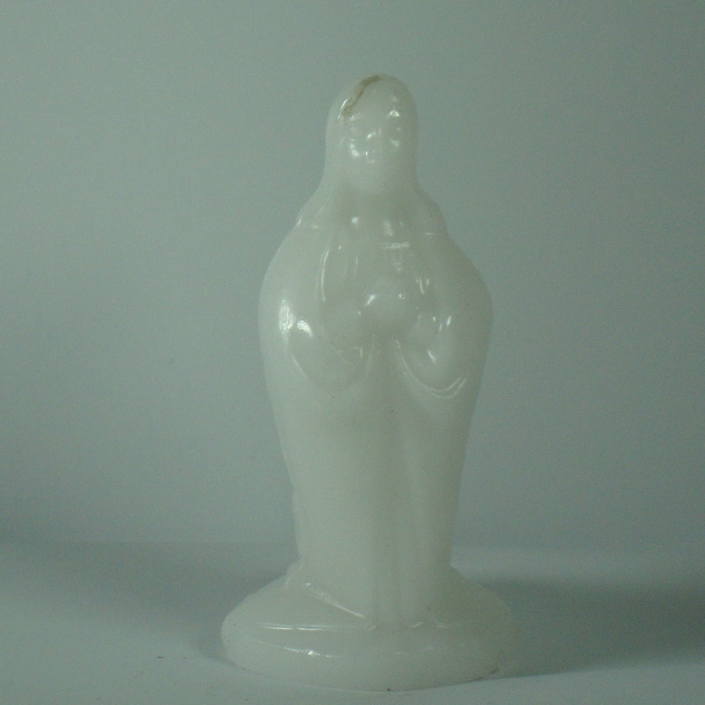 Virgin Mary white candle