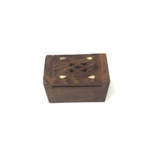 Load image into Gallery viewer, Wooden Amber Resin Box
