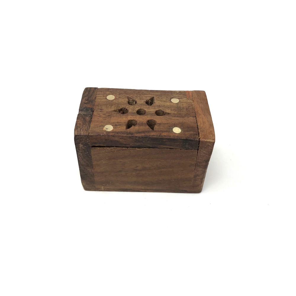 Wooden Amber Resin Box