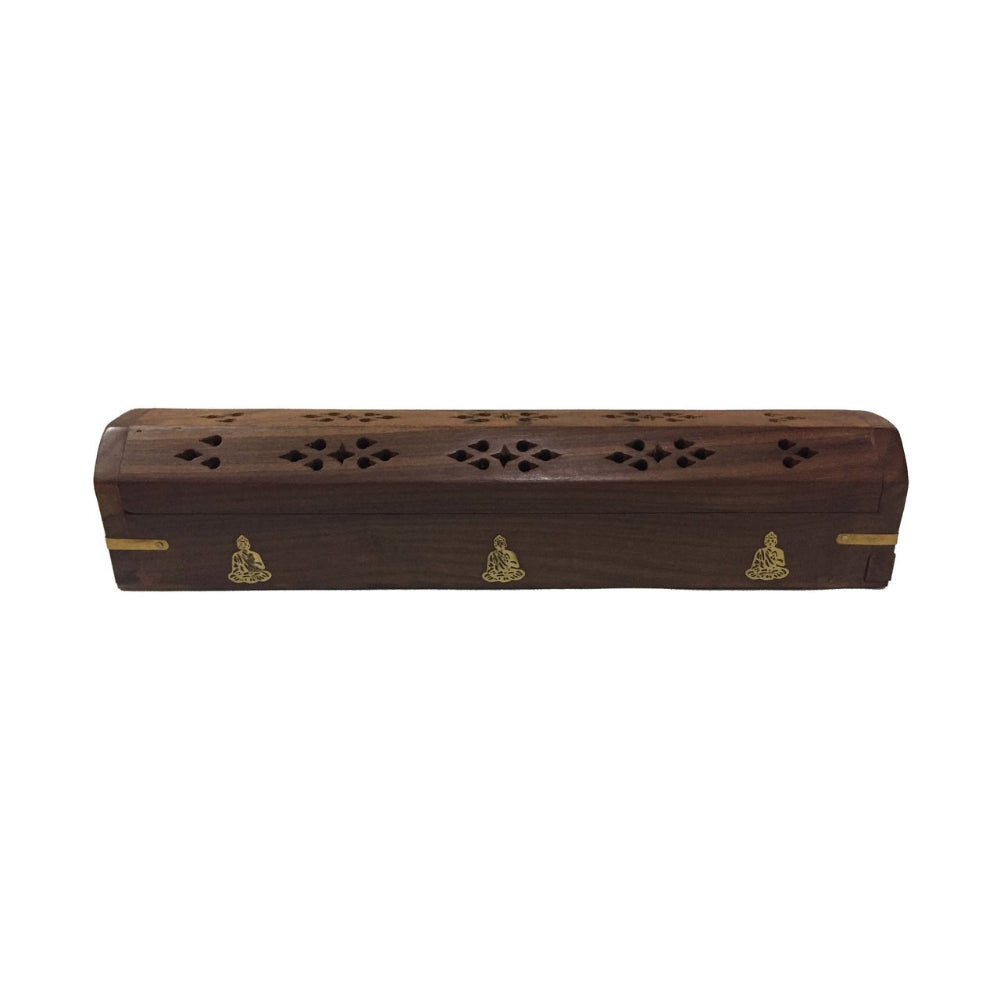 Wooden Coffin Box (Buddha)